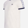 Fred Perry T-shirts  Taped ringer t-shirt - snow white 