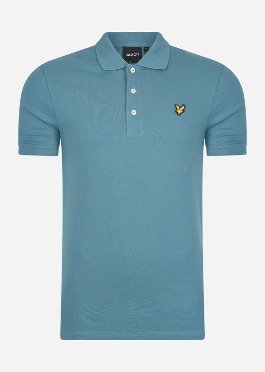 Lyle & Scott Polo's  Plain polo shirt - skipton blue 