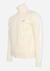 Fred Perry Vesten  Tonal taped track jacket - ecru 