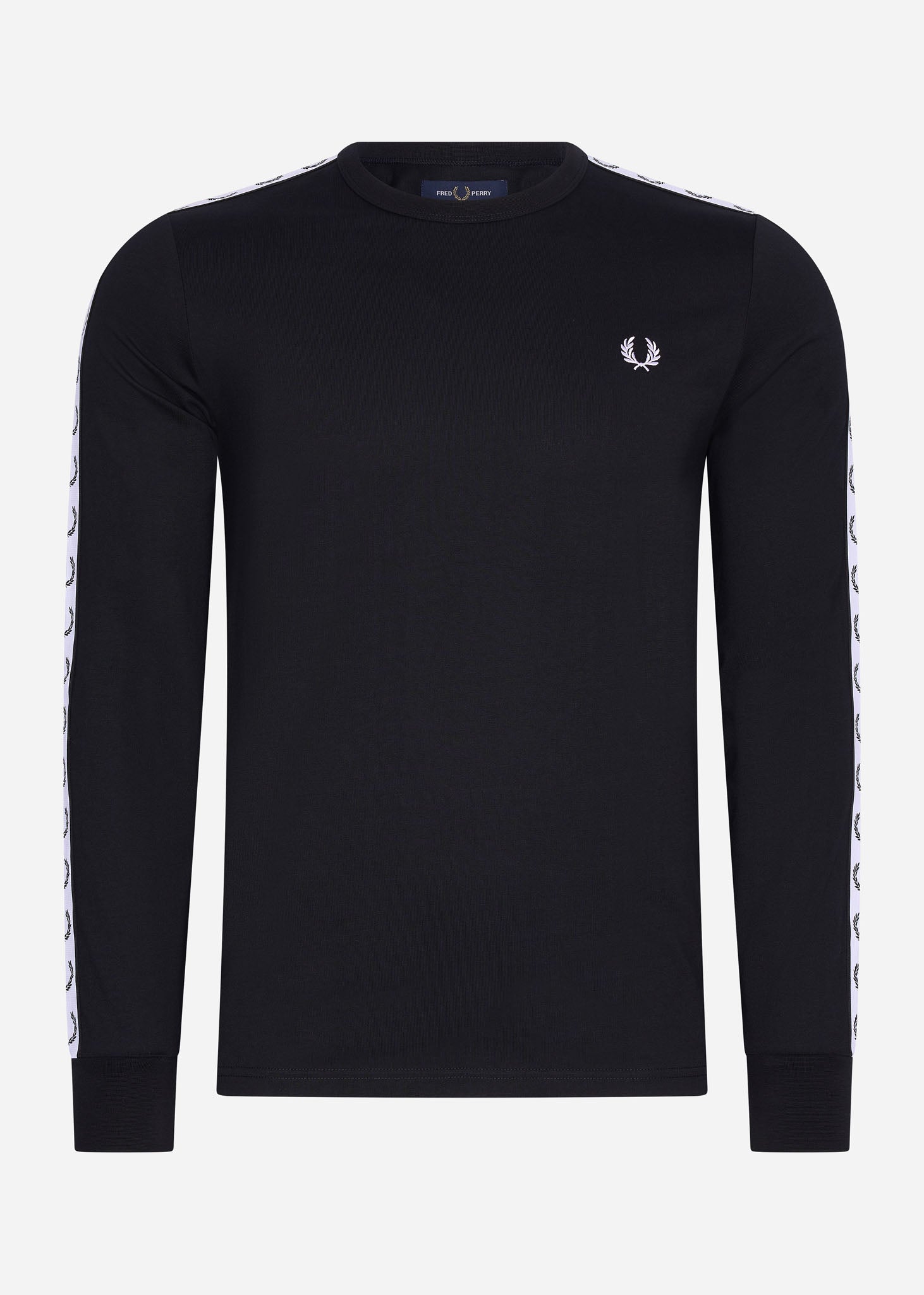 fred perry taped longsleeve t-shirt