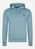 Fred Perry Hoodies  Tipped hooded sweatshirt - ash blue 