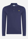 Lyle & Scott Longsleeve Polo's  LS polo shirt - navy 