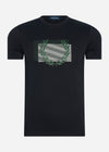 Fred Perry T-shirts  Glitched graphic t-shirt - black 