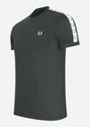 Fred Perry T-shirts  Taped ringer t-shirt - night green 