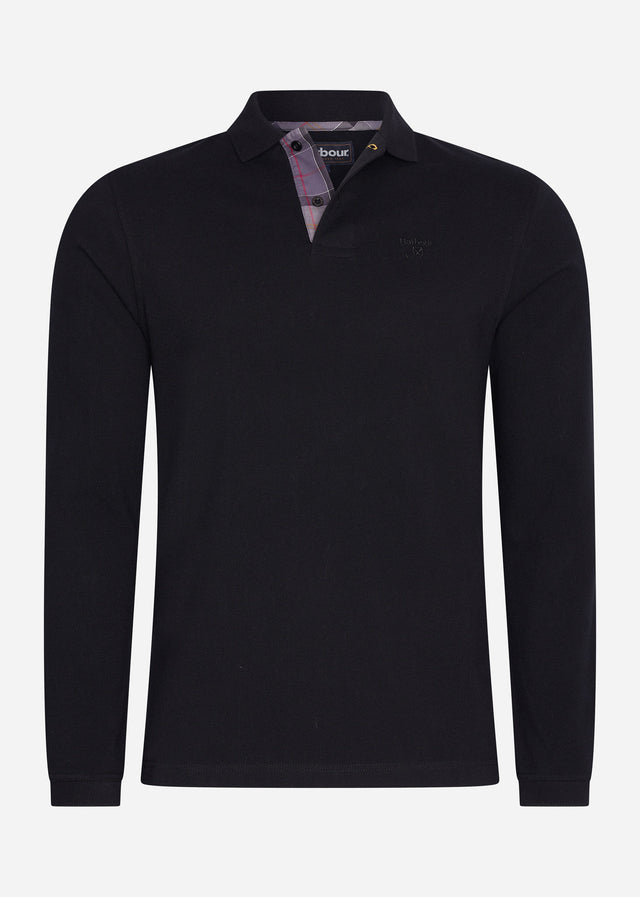 Barbour Long Sleeve Polos  L/S sports polo - black 