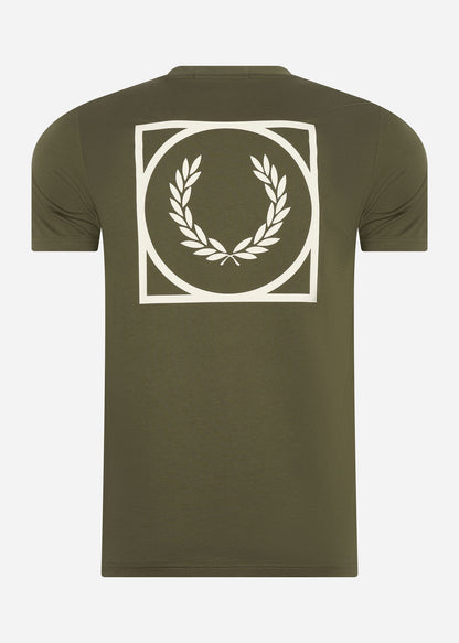 Fred Perry T-shirts  Graphic print t-shirt - military green 