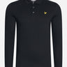 Lyle & Scott Longsleeve Polo's  LS polo shirt - jet black 