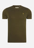 Lyle & Scott T-shirts  Plain t-shirt - olive 