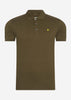 Lyle & Scott Polo's  Plain polo shirt - olive 