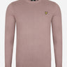 Lyle & Scott Truien  Cotton crew neck jumper - hutton pink 