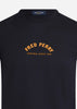 Fred Perry T-shirts  Arch branding t-shirt - navy 