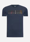 Barbour T-shirts  Wallace tee - navy 