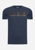 Barbour T-shirts  Wallace tee - navy 