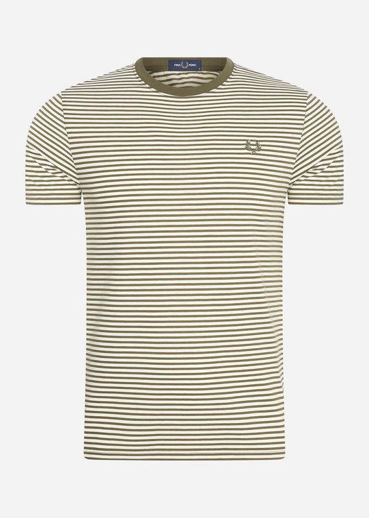 two colour stripe t-shirt fred perry