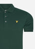 Lyle & Scott Polo's  Plain polo shirt - dark green 