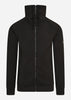 Lyle & Scott Vesten  High neck zip through - jet black 