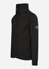 Lyle & Scott Vesten  High neck zip through - jet black 