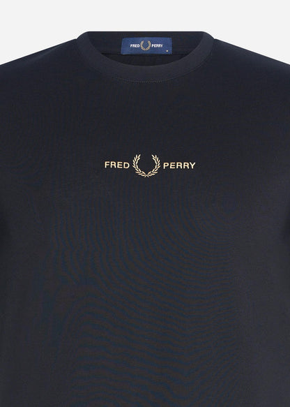 Fred Perry T-shirts  Embroidered t-shirt - black 