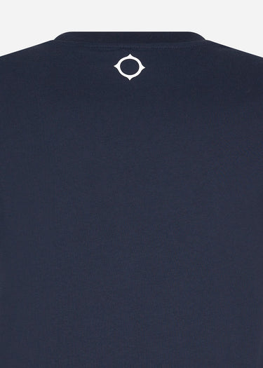 MA.Strum T-shirts  MA.Strum chest print tee - ink navy 
