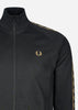 Fred Perry Vesten  Seasonal taped track jacket - black gold 