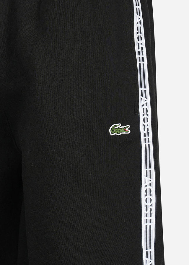 Lacoste Shorts  Contrast stripe shorts - black 
