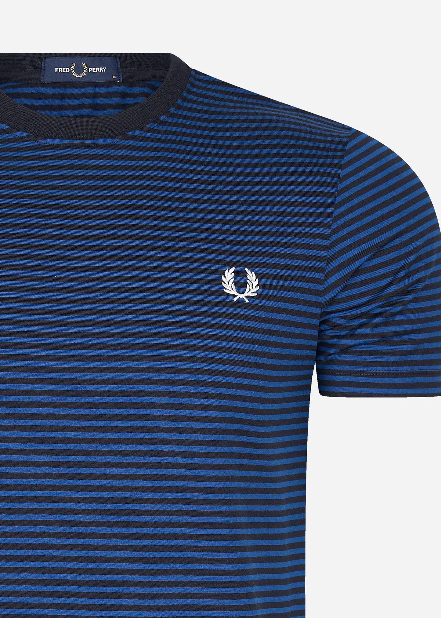 Fred Perry T-shirts  Fine stripe t-shirt - shaded cobalt navy 