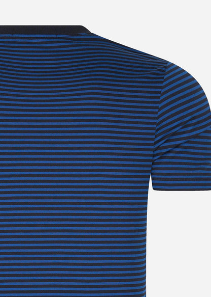 Fred Perry T-shirts  Fine stripe t-shirt - shaded cobalt navy 