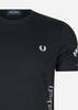 Fred Perry T-shirts  Bold branding t-shirt - black 