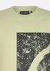 MA.Strum T-shirts  Stencil block print tee - tea 