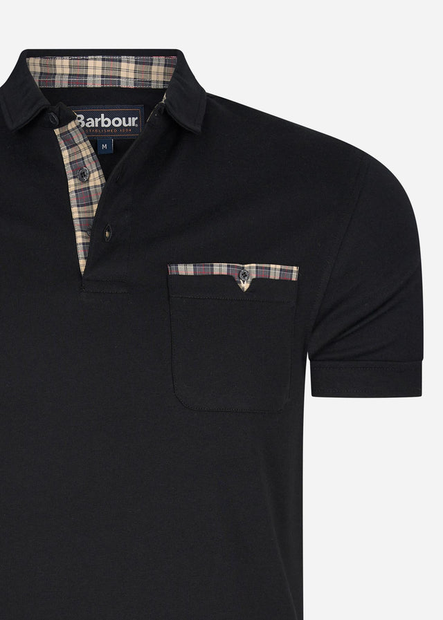 Barbour Polos  Corpatch polo - black 