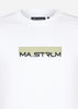 MA.Strum T-shirts  MA.Strum block print tee - optic white 