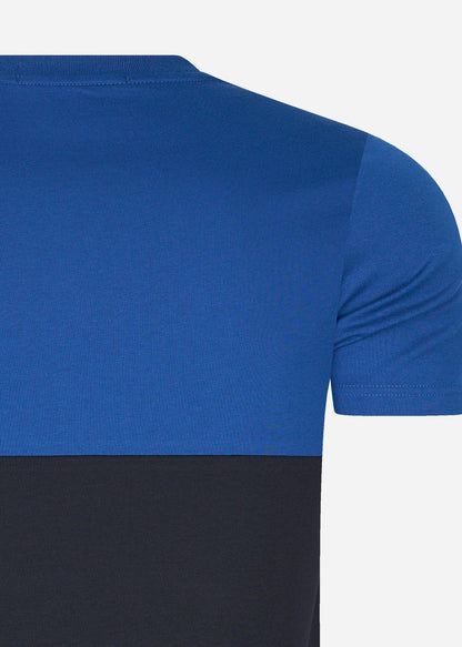 Fred Perry T-shirts  Branded colour block t-shirt - navy 