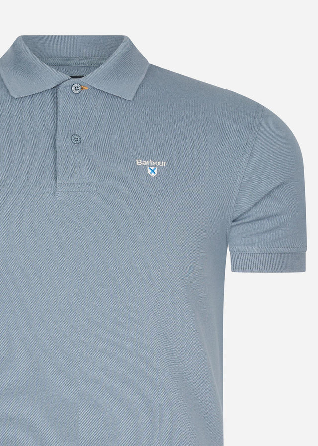 Barbour Polos Sports polo - washed blue (Copy)
