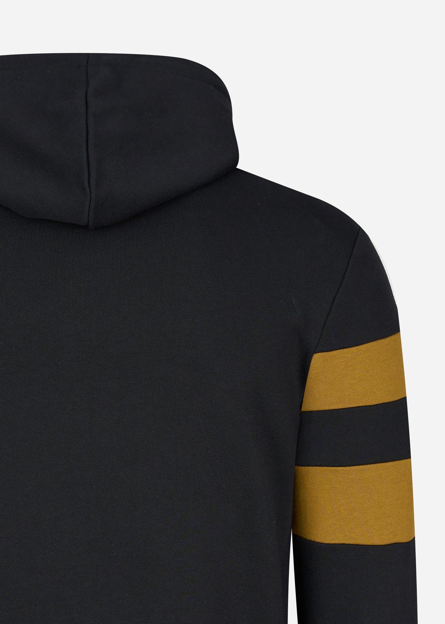 Fred Perry Hoodies  Tipped sleeve hooded sweat - black 