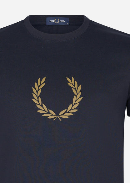 Fred Perry T-shirts  Laurel wreath graphic t-shirt - navy 