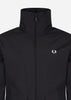 Fred Perry Jassen  Patch pocket zip through jacket - black 