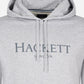 hackett london hoodie licht grey marl