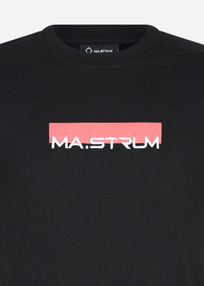 MA.Strum T-shirts  MA.Strum block print tee - jet black 