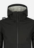 MA.Strum Jassen  Softshell hooded jacket - jet black 