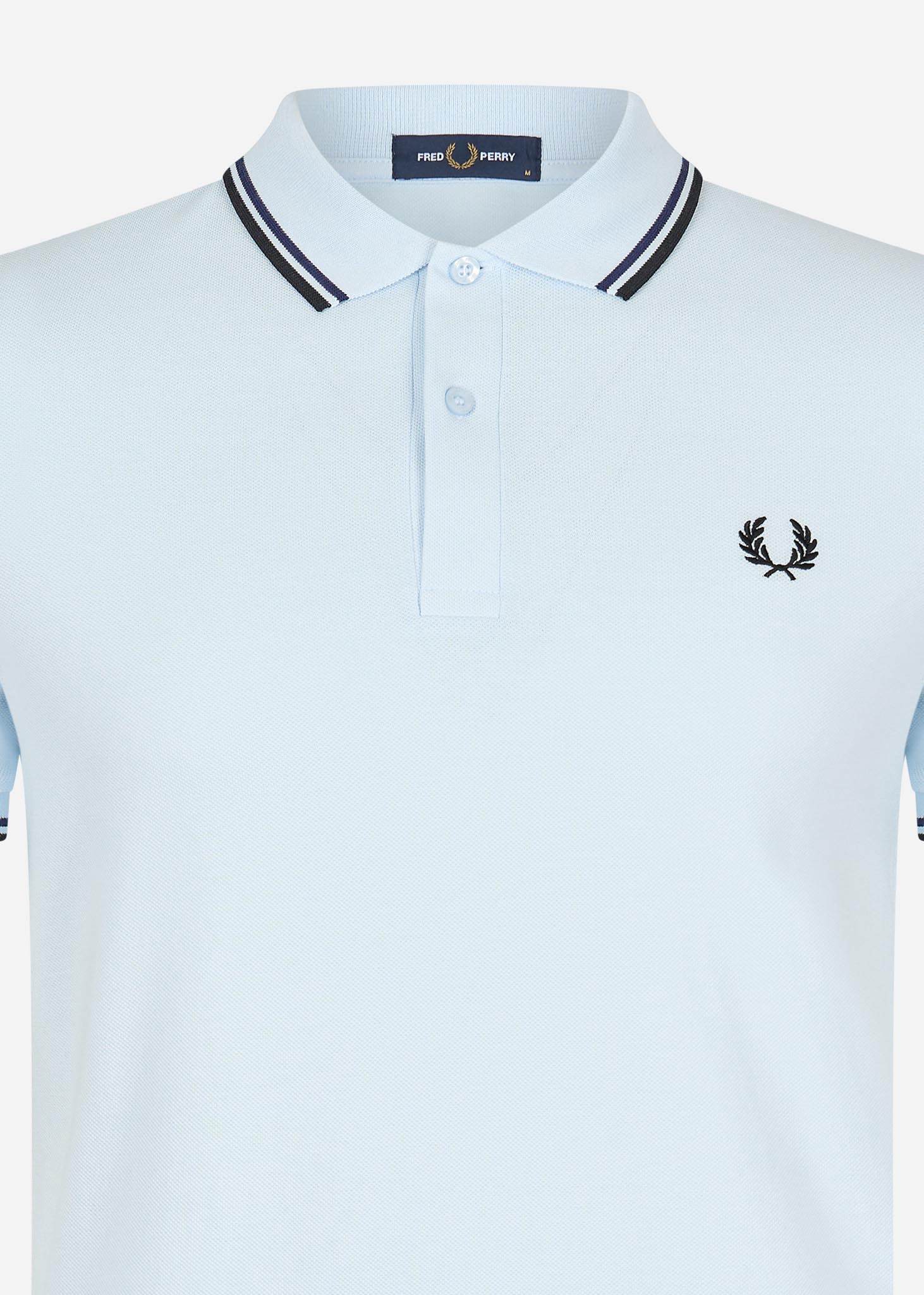 Fred Perry Polo's  Twin tipped fred perry shirt - light ice 