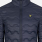 Crest quilted jacket - dark navy