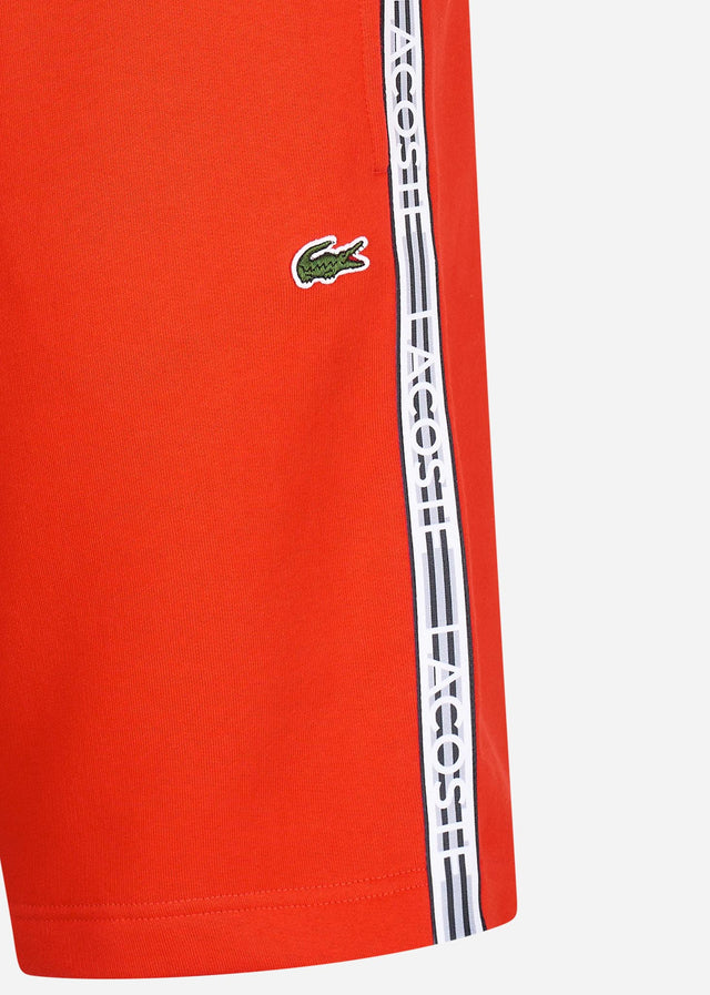 Lacoste Shorts  Contrast stripe shorts - corrida 