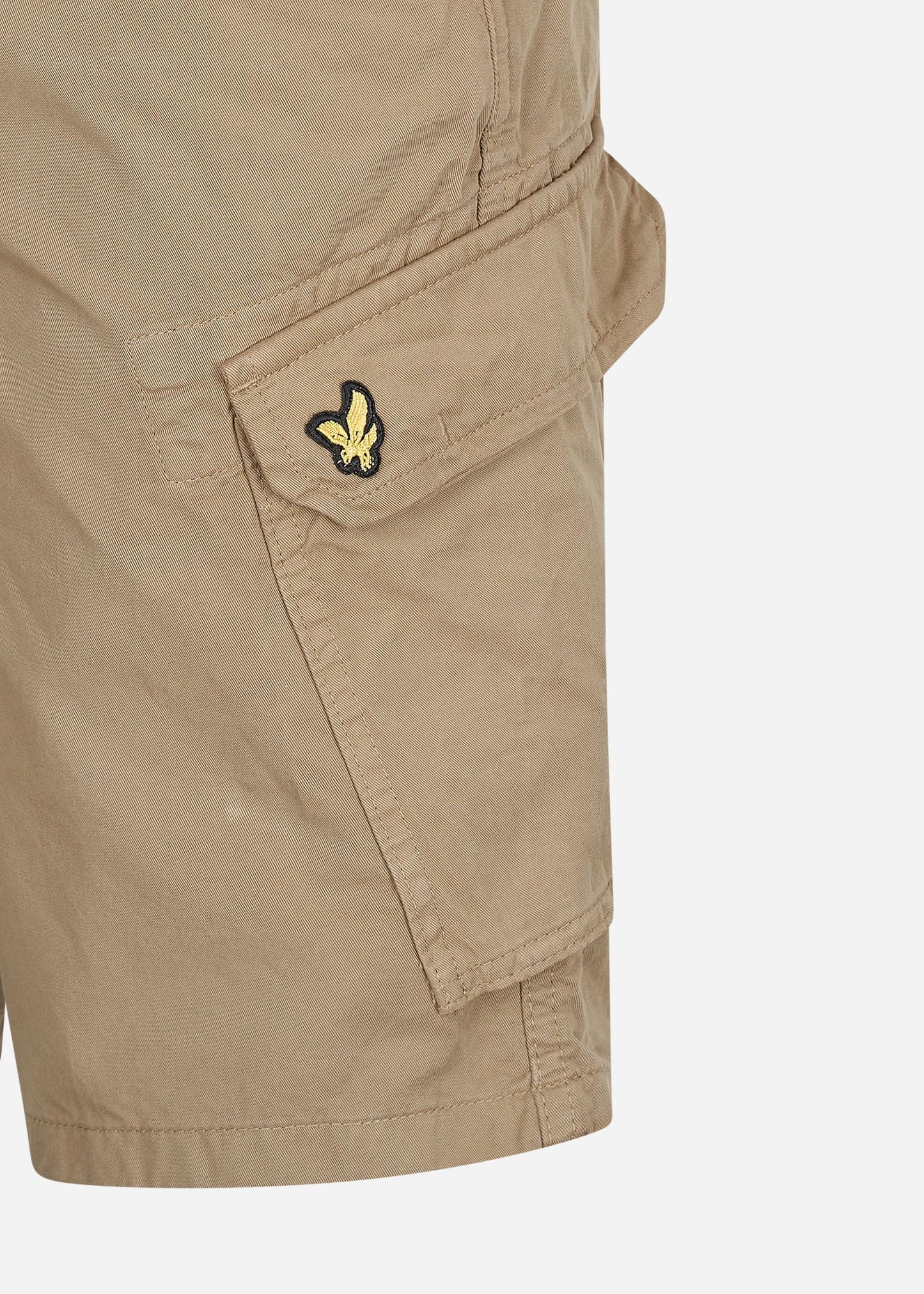 Lyle & Scott Korte Broeken  Wembley cargo short - biscuit 