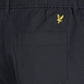 Crest textured short - dark navy