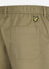 Lyle & Scott Korte Broeken  Crest textured short - seaweed 