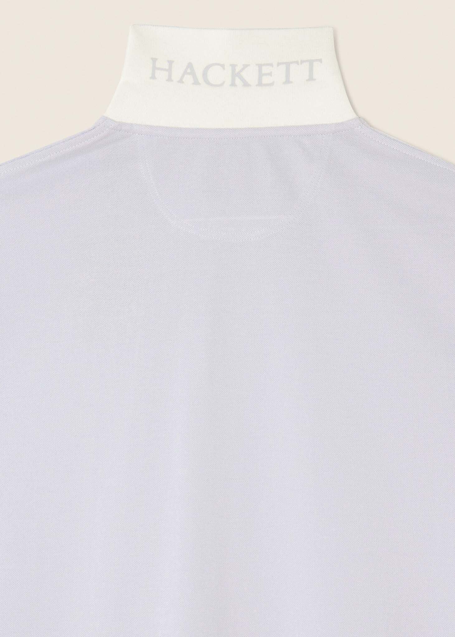 Hackett London Polo's  Cotton pique polo shirt - oxford blue 