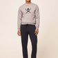 Hackett London Truien  Logo sweatshirt - light grey marl 