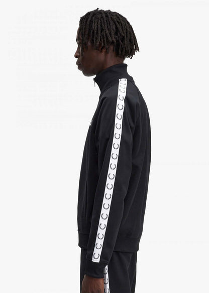 Fred Perry Vesten  Taped track jacket - black 