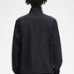 Woven track jacket - black