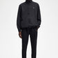 Woven track jacket - black